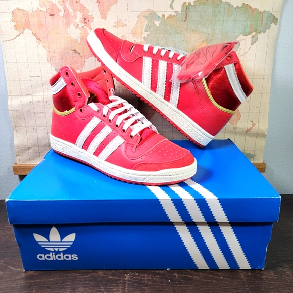 adidas Other - BRAND NEW Adidas Top Ten Hi Glory Red Men's Size 8.5 Women's Size 10.0